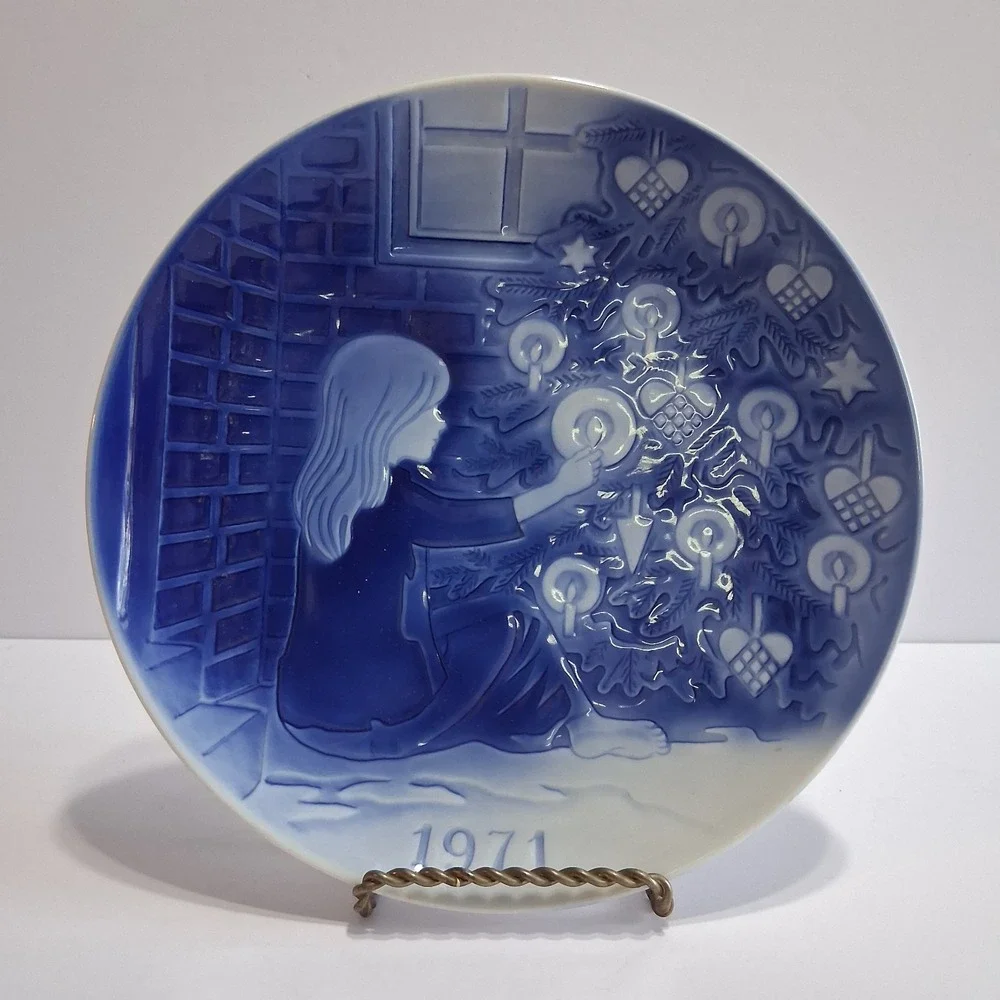 1971 Desiree Christmas Plate The Little Match Girl Denmark 7.5